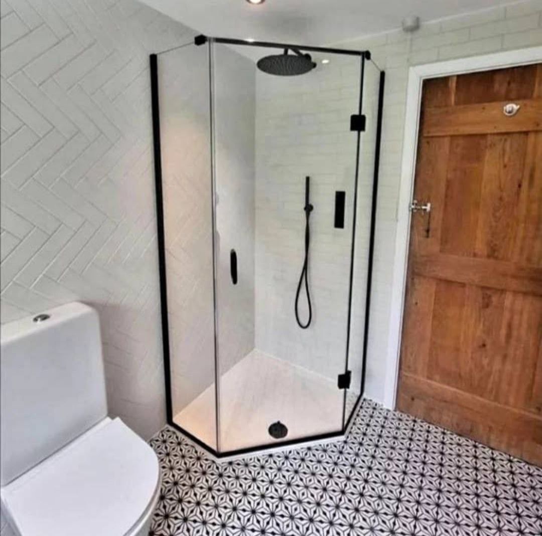 زجاج سكريت كبائن شاور الحمامات — 18