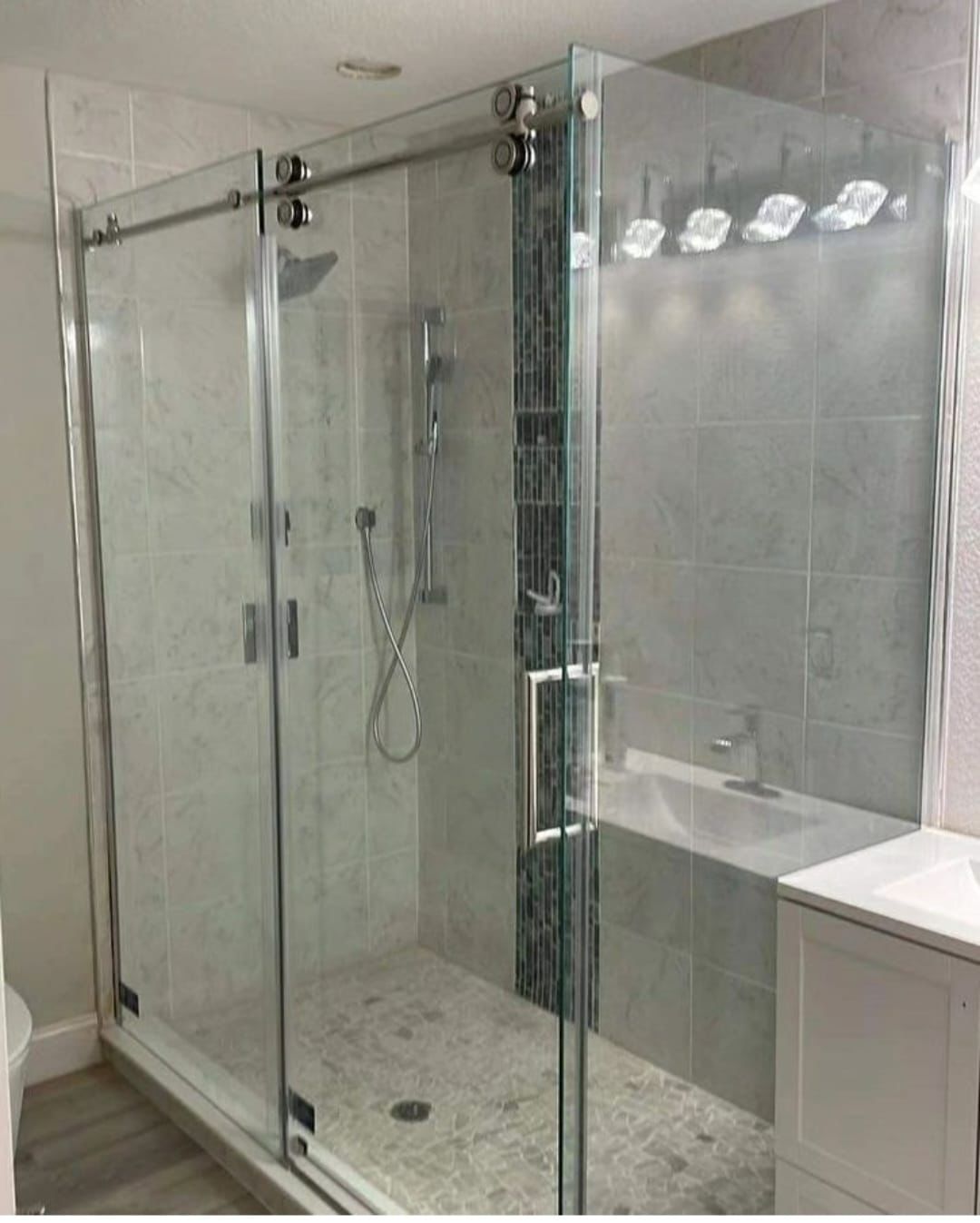 زجاج سكريت كبائن شاور الحمامات — 04